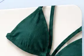 Green Brazilian bikini