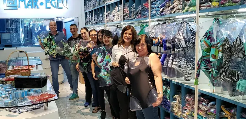 The Mar Egeu family team together in São Paulo